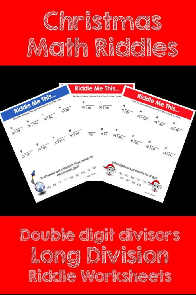 Make Long Division With Double Digit Divisors FUN This Christmas This 
