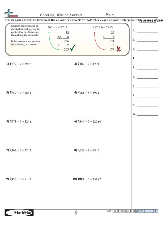 Math Aids Division Worksheets Answer Key Adding And Subtracting 