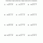 Math Worksheets Grade 5 Division Robert Armstrong s English Worksheets