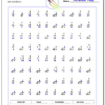 Multiplication And Division Worksheets Grade 3 Times Tables Worksheets