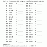 Printable Division Worksheets 3rd Grade