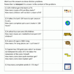 Printable Multiplication And Division Word Problems For Grade 3