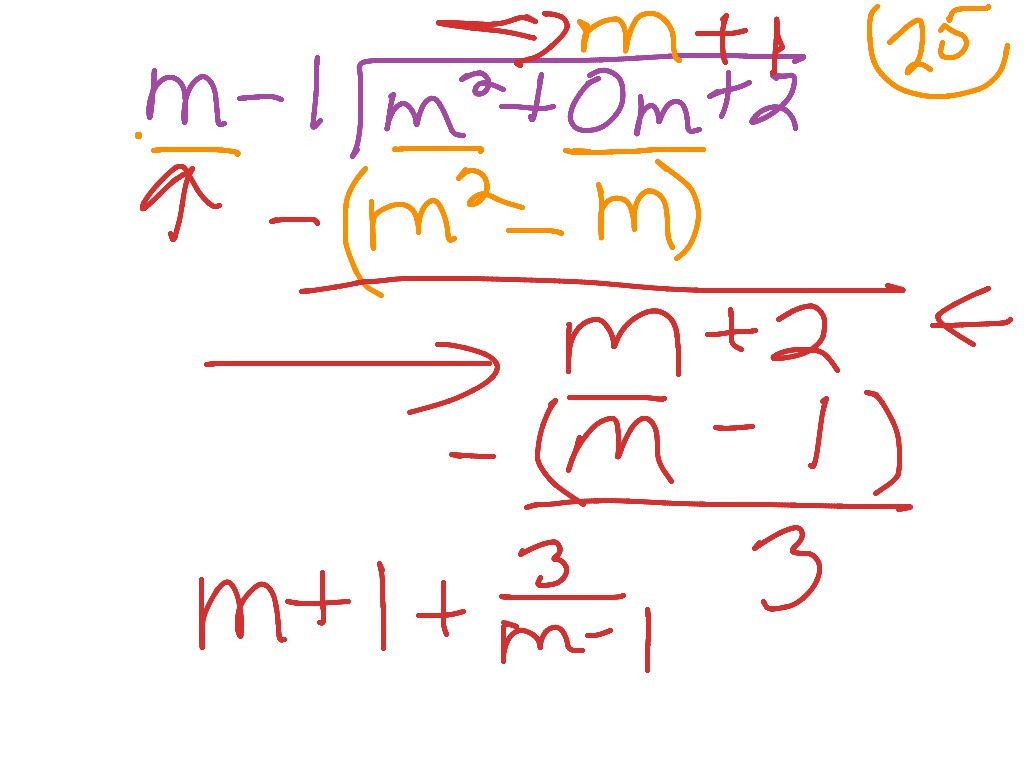 ShowMe Binomial Division