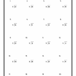Simple Division Worksheets With Remainders Tomas Blog