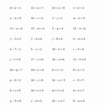 Solving Multiplication And Division Equations Worksheets Db excel