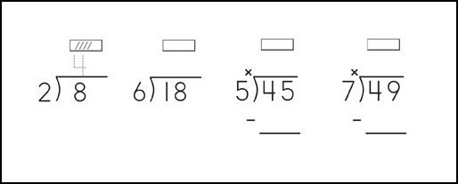 Touch Math Division Worksheets The Clear And Sequential Process Used