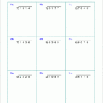 Worksheets For Division With Remainders