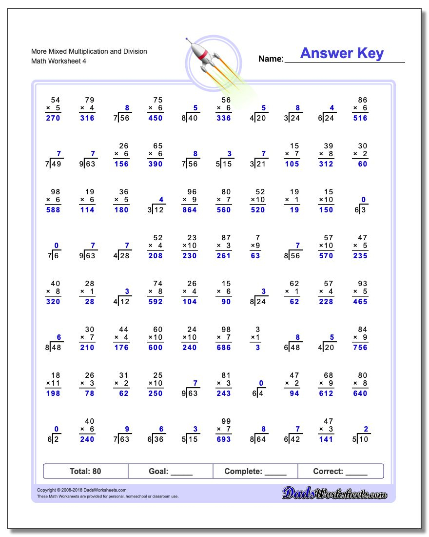 Worksheets On Multiplication And Division For Grade 4 Pin On Teach